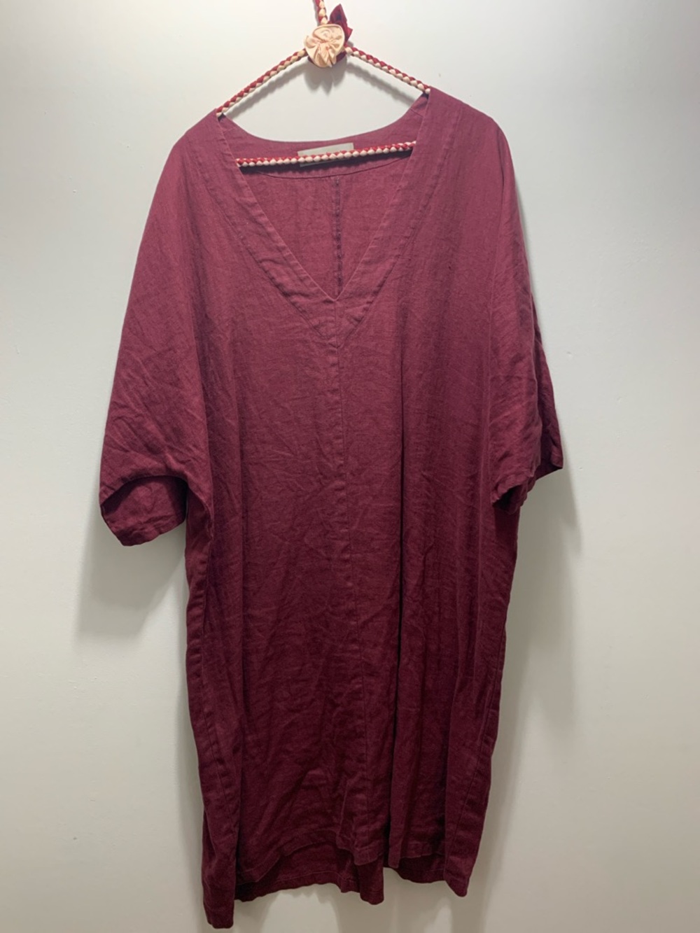 Oversized Linen Tunic Dress - Love and Confuse